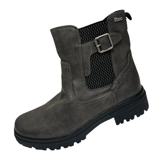 Spring Step Kaze Gray Ankle Boots Euro 38 US 7.5 Vegan Friendly Water Resistant - Picture 1 of 5
